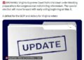 “BREAKING: Virginia Supreme Court halts trial court order blocking preparations for congressional redistricting referendum” – Marc Elias
