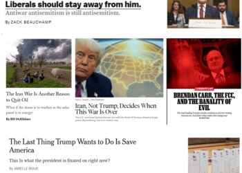 Wednesday (3/18) News: “Iran, Not Trump, Decides When This War Is Over”; “The Last Thing Trump Wants to Do Is Save America”