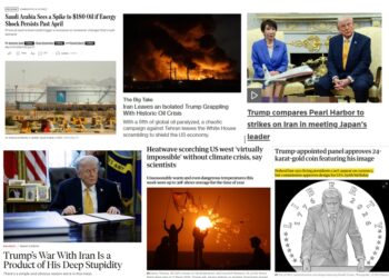 Friday (3/20) News: “Iran Leaves an Isolated Trump Grappling With Historic Oil Crisis”; “Heatwave scorching US west ‘virtually impossible’ without climate crisis”