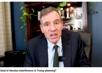 Video: Sen. Mark Warner Says “I never thought I’d have to ever say this, but I am seriously concerned about the security and integrity of our elections in 2026.”