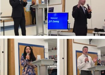 Video: Four VA07* Democratic Candidates (Saddam Salim, JP Cooney, Adele McClure, Dave Kennedy) Speak to the Arlington Democrats