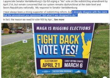 Chris Ambrose: We Absolutely Need to Vote YES by 4/21, But the Current System, Including the Designed-to-Fail Redistricting Commission, Remain Critically Flawed