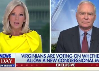 Video: Sen. Tim Kaine Says in Tuesday Redistricting Vote, Virginians Will Decide “whether they want to have a congressional delegation that will stand  up against Donald Trump’s tyranny”