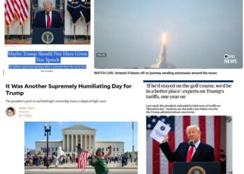 Thursday (4/2) News: Trump’s Incoherent, “Meandering” Iran Speech “raised more questions than it answered”; Trump Humilitated at SCOTUS
