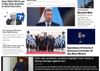 Saturday (4/11) News: “Grim new economic numbers highlight how Trump is losing leverage against Iran”; The “Huge Flaw with TACO”