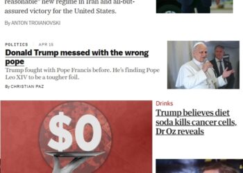 Thursday (4/16) News: “Done and Dusted? Trump’s Portrayal of the War in Iran Collides With Reality”; “Trump messed with the wrong pope”