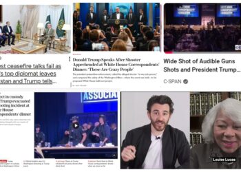 Sunday (4/26) News: “US-Iran Peace Talks Stall as Conflict Nears Two-Month Mark”; “Suspect in custody after shots fired at White House Correspondents’ Dinner”
