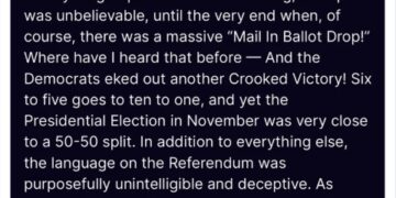 After Losing at Ballot Box, Trump Rants (Falsely) About a Supposedly “Rigged” Election; MAGA Republicans Attempt to Get Right-Wing-Activist Courts to Overturn the Will of VA Voters