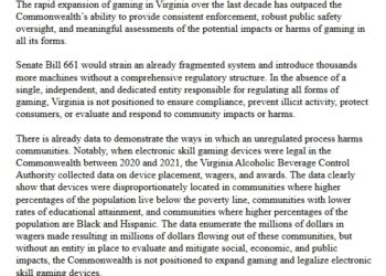 Gov. Abigail Spanberger Vetoes Bill to Legalize “Skill Games”