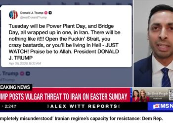 Video: Rep. Suhas Subramanyam (D-VA10) Says Trump “from the very beginning has completely misunderstood this Iranian regime and Iranian culture”