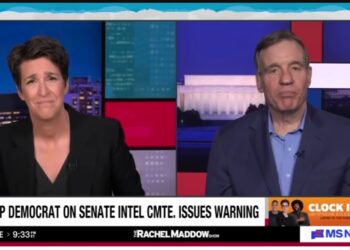 Video: On Rachel Maddow’s Show, Sen. Mark Warner Says He’s “Terrified” Trump Could Interfere with Free-and-Fair Elections in 2026