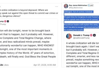 Sen. Mark Warner: “[Trump] Threatening to end an entire civilization is beyond depraved”