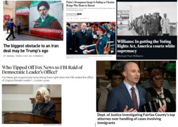 Thursday (5/7) News: “The biggest obstacle to an Iran deal may be Trump’s ego”; “In gutting the Voting Rights Act, America courts white supremacy”