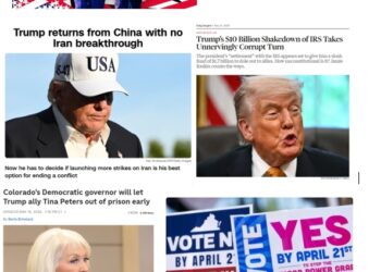 Saturday (5/16) News: “Trump’s Trip to China Proves He’s Truly Broken America”; “[N]o Iran breakthrough — and a decision to make”