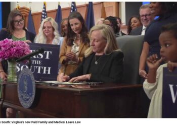 Video: Gov. Abigail Spanberger Signs Landmark Paid Family & Medical Leave Law