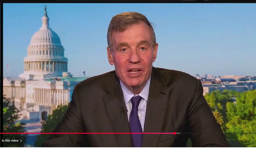 Video: Sen. Mark Warner on Some of Trump’s $1.8B Slush Fund Going to 1/6/21 Rioters – “Is there no line that goes too far?”