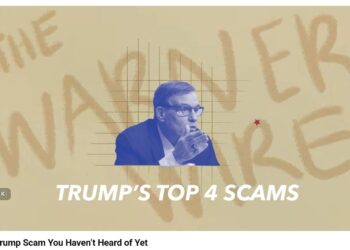 Video: Sen. Mark Warner Walks Us Through “Trump’s Top-Four Scams” (Ballroom, Slush Fund, Stock Trades, Mobile Phones)