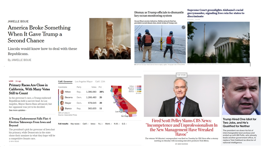 Wednesday (6/3) News: