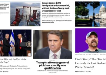 Friday (6/5) News: “Senate [GOP] passes $70B bill to fund immigration enforcement, without limits on Trump ‘anti-weaponization’ fund”