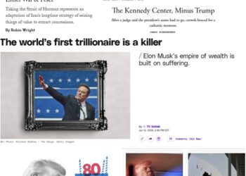 Saturday (6/13) News: “The world’s first trillionaire is a killer”; “Iran Can Hold America Hostage in Either War or Peace”