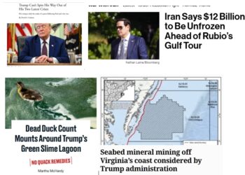 Tuesday (6/23) News: “Iran Says $12 Billion to Be Unfrozen Ahead of Rubio’s Gulf Tour”; Trump “trying to defy the reality of a green Reflecting Pool and a lost war”