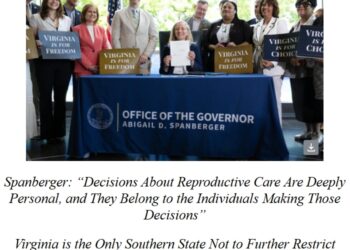 Gov. Spanberger [Ceremonially] Signs Historic Legislation to Guarantee & Expand Contraception Access