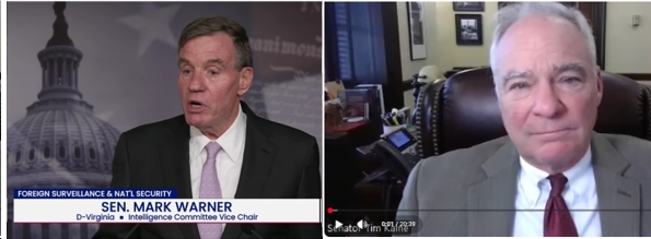 Video: Sen. Mark Warner Wonders If Trump Pulling Back Jay Clayton as ...