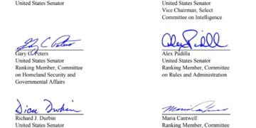 After Trump Threatens To “Take Over The Voting,” Leader Schumer, Senator Warner & Senate Democrats Warn Agency Heads: No Cover-Ups, Preserve All Election Records