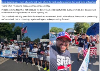 Kenny Boddye on July 4, 2026: “Rights can be won. They can also be weakened, ignored, or taken away. Democracy requires participation.”