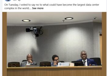 Prince William County Supervisor Kenny Boddye: “On Tuesday, I voted to say no to what could have become the largest data center complex in the world.”