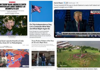 Saturday (7/4) News: For July 4th, “Trump Pardons Violators of the Clean Air Act and a Major Donor”; At Mt. Rushmore, Trump “read a half-baked red scare speech straight out of 1950”