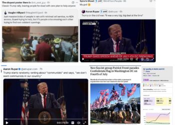 Sunday (7/5) News: Trump’s Bizarre July 4 – Crowd Chaos, Rants About Supposed “Communists,” Cringe-Inducing Comments About Civil War, etc.