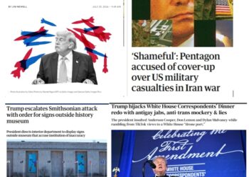 Saturday (7/25) News Roundup: Trump Regime Coverup of US Casualties in Iran War; Assault on Smithsonian…