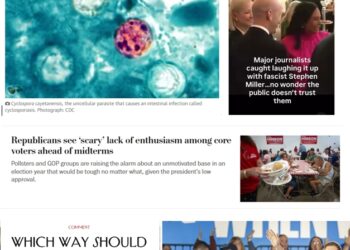 Sunday (7/26) News Roundup: Trump Cuts Fuel Explosive Diarrhea; Core Trump Voters Show Lack of Enthusiasm; etc.