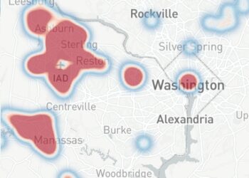 NOVA data centers map