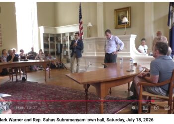 Video, Highlights: Sen. Mark Warner, Rep. Suhas Subramanyam (D-VA10) Rappahannock Townhall (7/18)