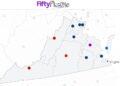New FiftyPlusOne Election Forecast Has Dems Favored to Take the US House (85%), Senate (55%); VA01 a Toss-Up, VA02 Likely Dem