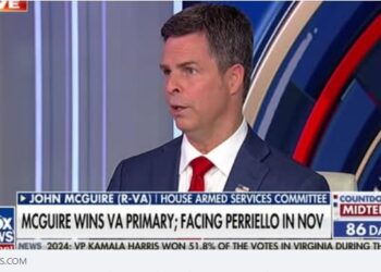 Video: Asked About Tom Perriello, Rep John “MAGA” McGuire (R-VA05) Spews Unhinged Insanity, Lies (“Soros!” “Communist Russia!” “Open Borders!”)