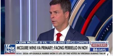 Video: Asked About Tom Perriello, Rep John “MAGA” McGuire (R-VA05) Spews Unhinged Insanity, Lies (“Soros!” “Communist Russia!” “Open Borders!”)
