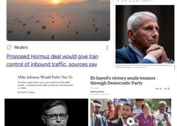 Thursday (8/6) News Roundup: Proposed Hormuz Deal Gives Iran Control Over Inbound Traffic?; GOP Witch Hunt Against Dr. Fauci Continues…