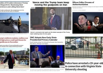 Sunday (8/16) News Roundup: Trump, Hegseth Call US Sailors Liars; Will Endless Iran War and High Gas Prices Spell Doom For GOP in November?