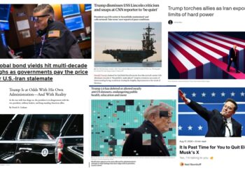 Tuesday (8/18) News Roundup: Borrowing Costs Soar Thanks in Large Part to Trump’s Iran “Quagmire,” War with Reality, Cranking Up Deficits/Debt…