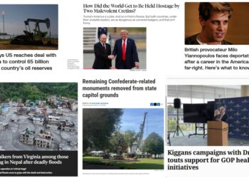 Saturday (8/29) News: “Held Hostage by Two Malevolent Cretins” (Trump and Putin); Trump Seizing Venezuela’s Oil Reserves?