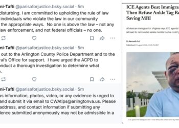 Arlington/Falls Church Commonwealth’s Attorney Parisa Dehghani-Tafti: “This is deeply disturbing.”