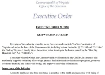 Gov. Abigail Spanberger Signs Executive Order to Protect Virginians’ Healthcare & Food Assistance 