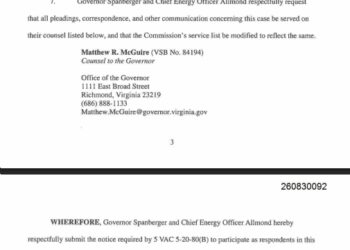 NEW: Gov. Abigail Spanberger Formally Intervenes in Proposed NextEra-Dominion Merger, Outlines Focus on Energy Affordability