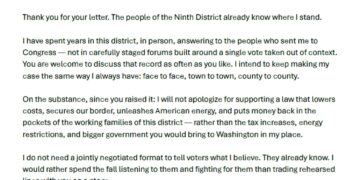 MAGA Rep. Morgan Griffith (R-VA09) Refuses Debates With Democratic Nominee Joy Powers, Claims Voters “Already Know” Where He Stands