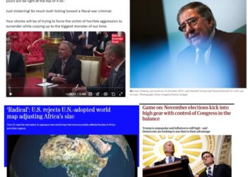 Sunday (9/6) News Roundup: Witkoff, Kushner Praise War Criminal/Dictator Putin; Under Trump, US Claims Correctly Sizing Africa on World Map Is “Radical”