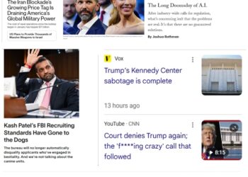 Wednesday (9/16 ) News Roundup: “The Long Doomsday of A.I.”; “Top Oversight Dem Opens Investigation of Donald Trump Jr.’s Russian Oligarch-Funded Wedding”