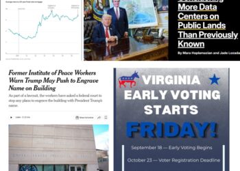 Friday (9/18) News Roundup: Trump Wants Data Centers EVERYWHERE, Basically; “Weeks Before the Midterms, Almost Everything Is Getting More Expensive”
